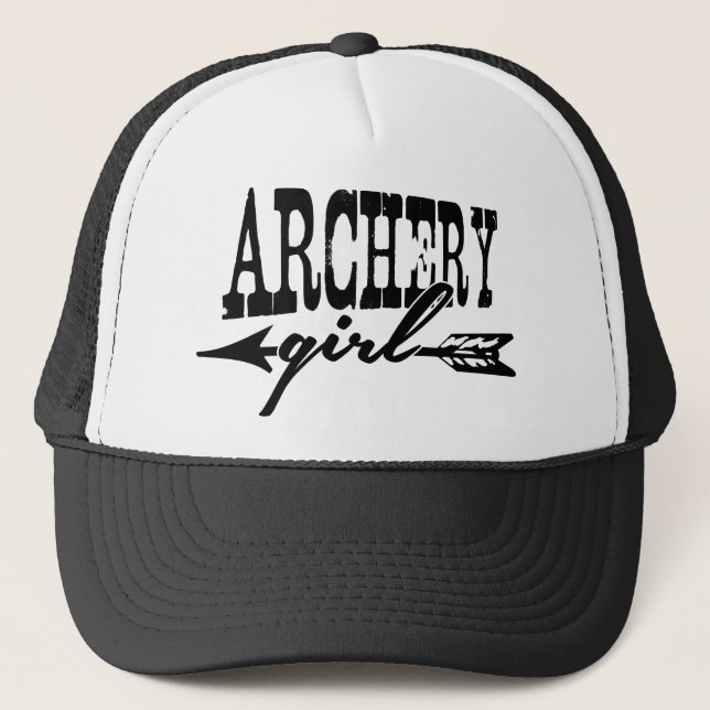 Archery Girl Trucker Hat (Front)