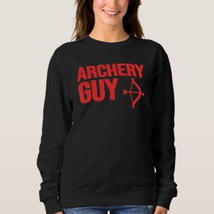 Archery Guy Bow Hunting Archery Archer Hunter Men Sweatshirt