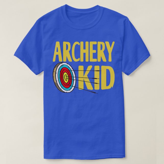 Archery Kid Cute Awesome  Present Gift 1  T-Shirt (Design Front)