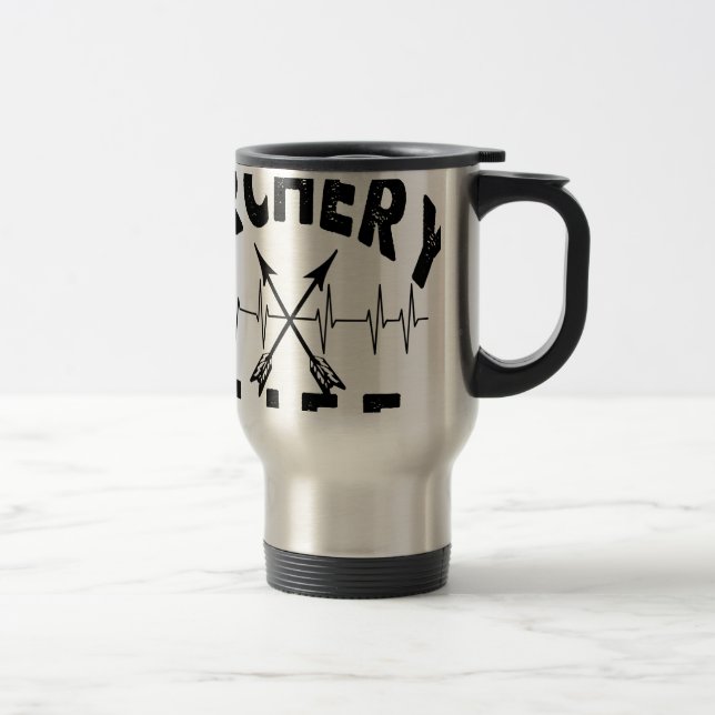 Archery Life Travel Mug (Right)