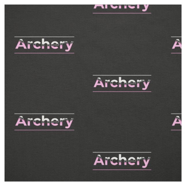 Archery Minimalist Modern Art - Pink Arch Fabric (Swatch)