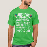 Archery Mom My Heart Is Full Archery Mother Of An