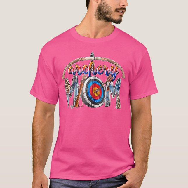 Archery Mum Archery Mama Bowhunter Bowman Archer G T-Shirt (Front)