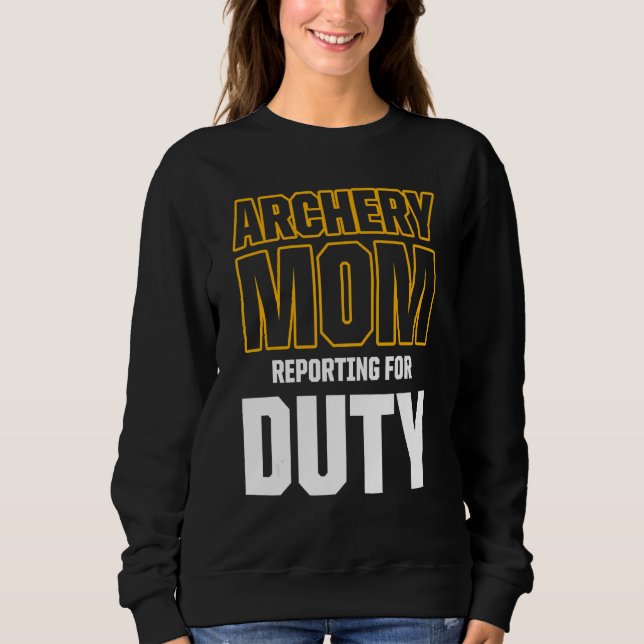 Archery Mum Mother 14 Sweatshirt (Front)