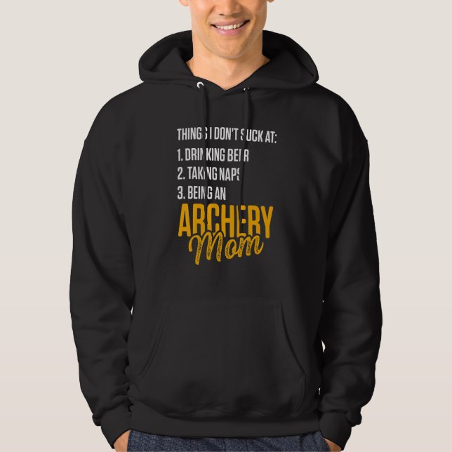 Archery Mum Mother 23 Hoodie (Front)