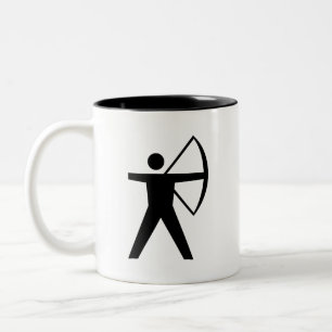 'Archery' Pictogram Mug