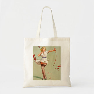 Archery Pin-Up Girl Tote Bag