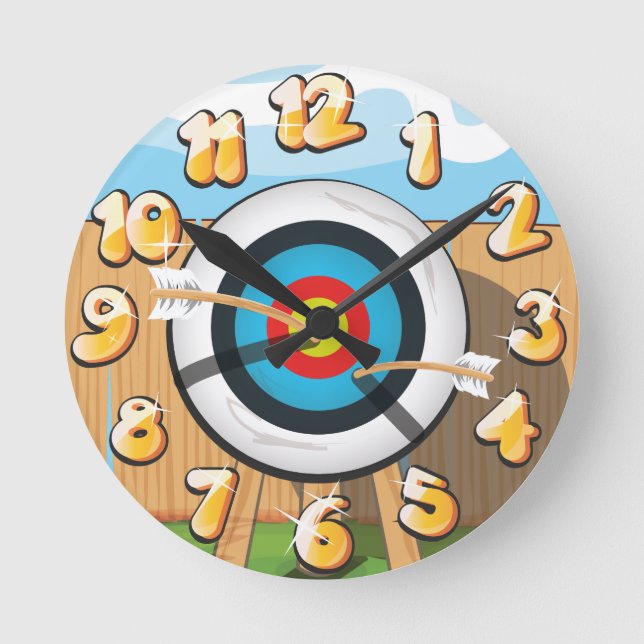Archery Round Clock (Front)