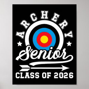 Archery Senior 2026 Cl Of 2026 Senior Archer Poster
