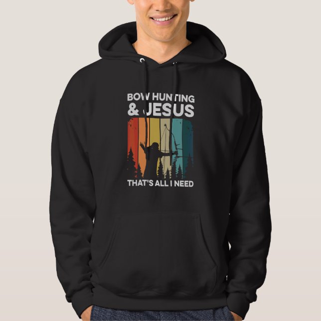 Archery Shooting For A Bow Archer Hoodie (Front)