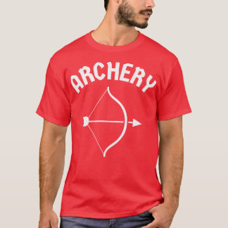 Archery Simpler Bow And Arrow Archer  T-Shirt