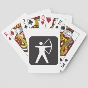Archery Symbol Playing Cards