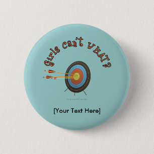 Archery Target Bullseye 6 Cm Round Badge