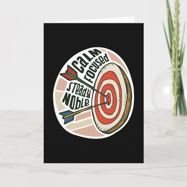 Archery Target Card (Front)
