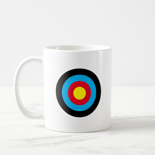 Archery Target Coffee Mug (Left)