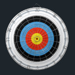 Archery Target Dartboard<br><div class="desc">Elevate your dart game with this unique archery target dartboard. Combining the classic dartboard design with an archery twist, this board offers a fun and challenging twist on a classic game. Perfect for game nights, parties, or simply practicing your aim.</div>