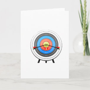 Archery Target Greeting Cards