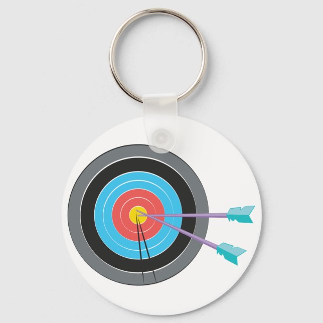 Archery Target Key Ring (Front)