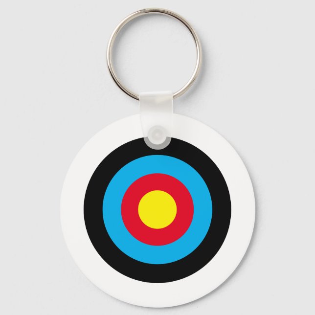 Archery Target Key Ring (Front)