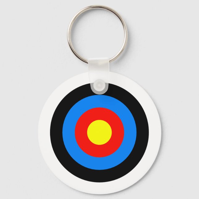 Archery Target Key Ring (Front)