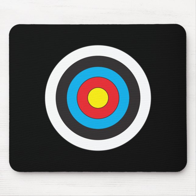 Archery Target Mouse Pad (Front)