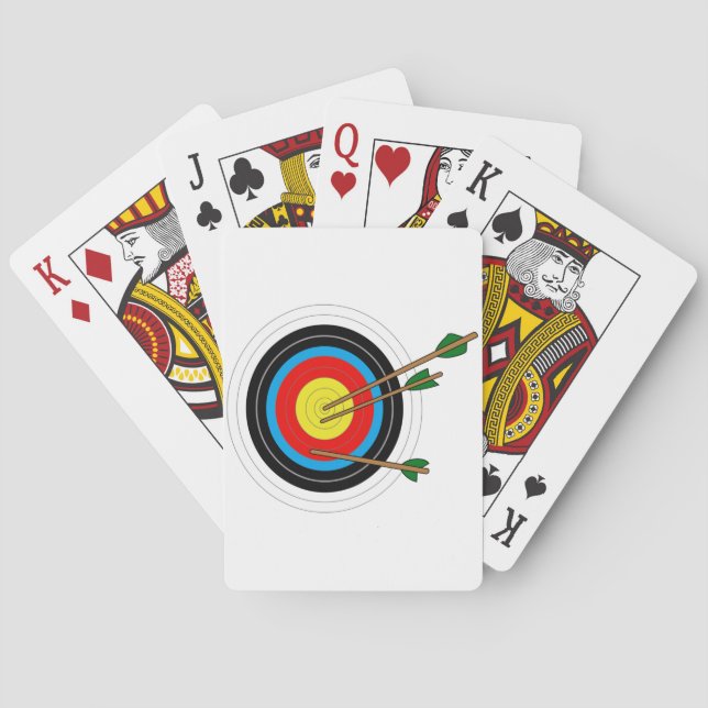 Archery Target Playing Cards (Back)