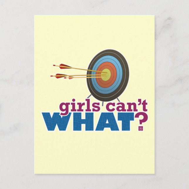 Archery Target Postcard (Front)