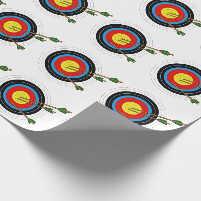 Archery Target Wrapping Paper (Corner)
