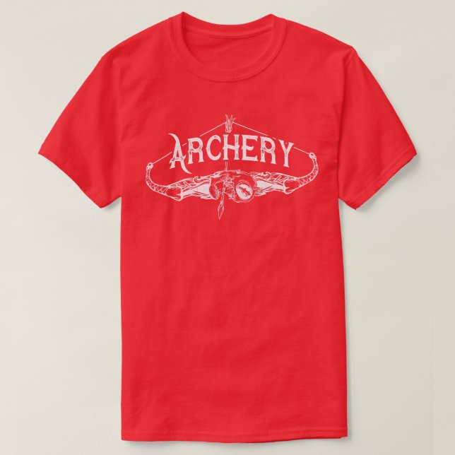 Archery Tattoo Art Bow  T-Shirt (Design Front)