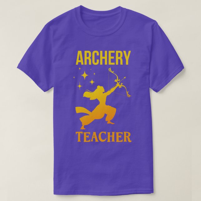 Archery Teacher  T-Shirt (Design Front)