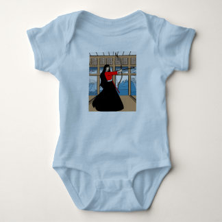 Archery With A Bow And Arrow Baby Bodysuit