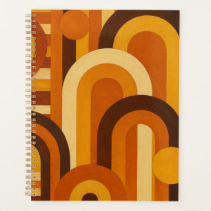 Arches and Sunspots Retro MCM Geometric Design Planner