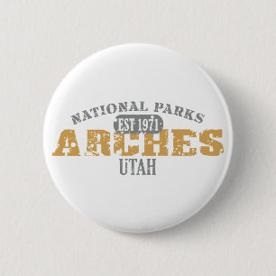 Arches National Park 6 Cm Round Badge