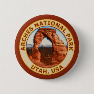 Arches National Park 6 Cm Round Badge