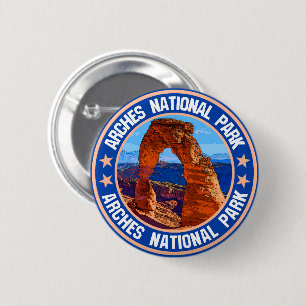Arches National Park 6 Cm Round Badge