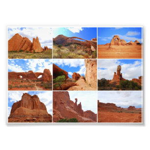 Arches National Park Collage Photo Print