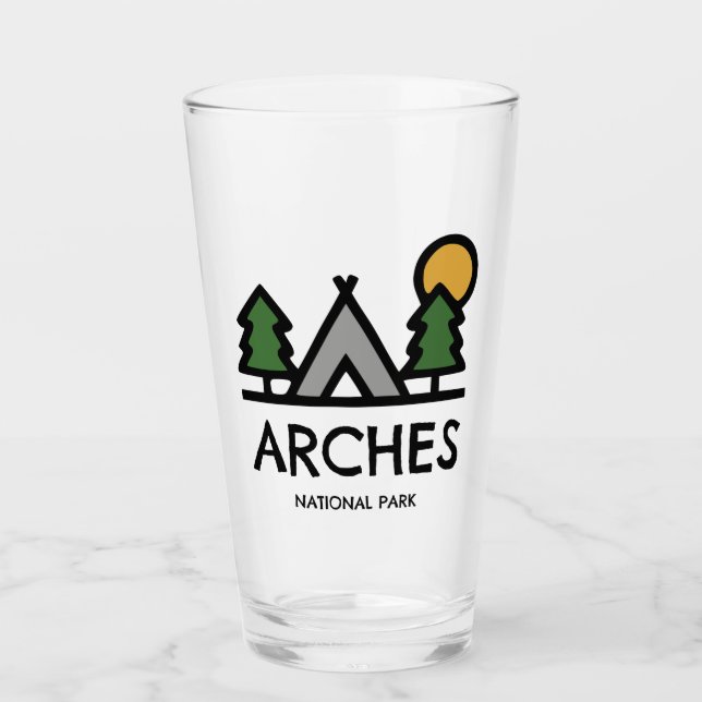 Arches National Park Glass (Front)