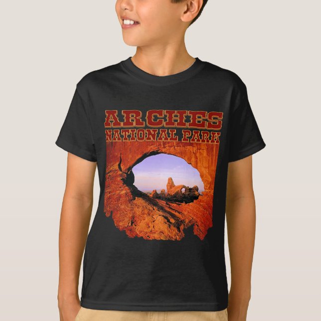 Arches National Park Kids T-shirt (Front)