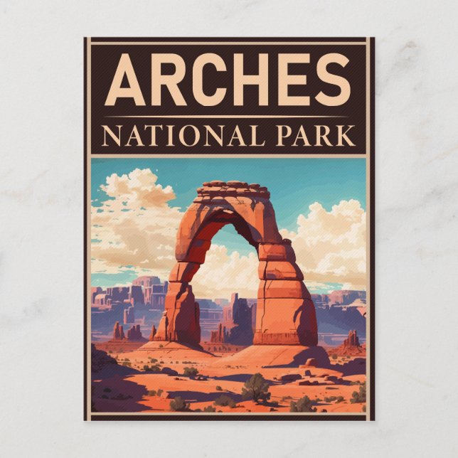 Arches National Park Moab Utah Delicate Arch Postcard (Front)