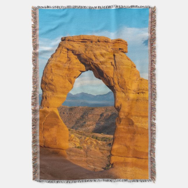 Arches National Park MOAB Utah Throw Blanket (Front Vertical)
