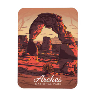 Arches National Park Sandstone Magnet