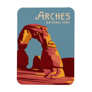 Arches National Park Souvenir or Gift Magnet