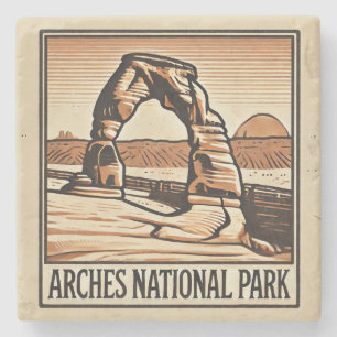 Arches National Park Stone Coaster