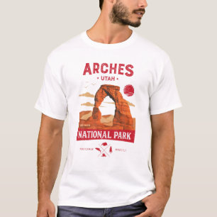 Arches National Park T Delicate Arch Vintage Utah T-Shirt