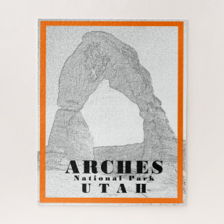 Arches National Park - Utah - 16x20 - 520 pc Jigsaw Puzzle