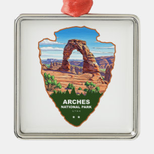 Arches National Park Utah Arrowhead Metal Tree Decoration