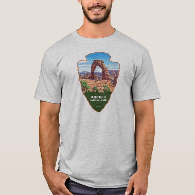 Arches National Park Utah Arrowhead T-Shirt (Front)