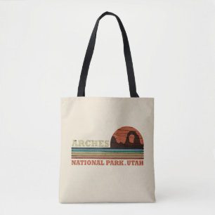 Arches National park Utah Delicate Arch vintage Tote Bag