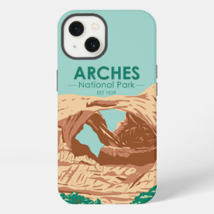 Arches National Park Utah Landscape Vintage iPhone 13 Case