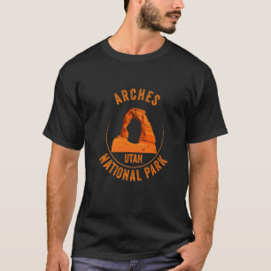 Arches National Park Utah Moab Rocks Souvenir Vint T-Shirt